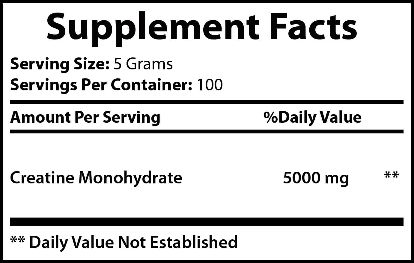 Creatine Monohydrate