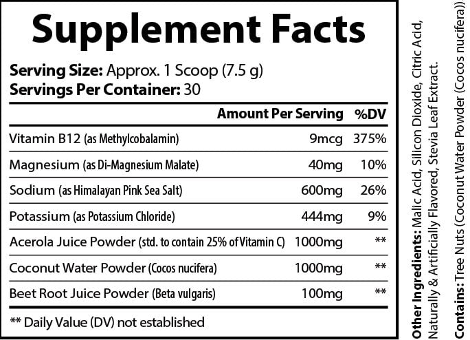 Phyt Electrolyte Formula (Blue Raspberry)