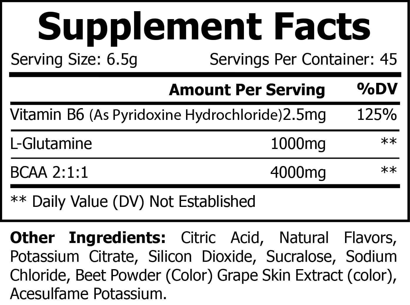 BCAA Formulation (Watermelon)